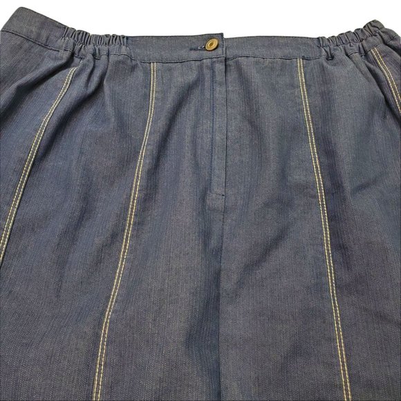 Lana Sport Woman Denim Jeans Skirt with unique front pockets - Picture 4 of 12